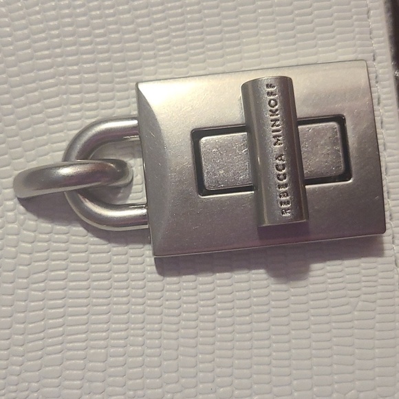 NWT Rebecca Minkoff Love Too Small Square Lizard Embossed Leather Crossb… - Picture 4 of 7
